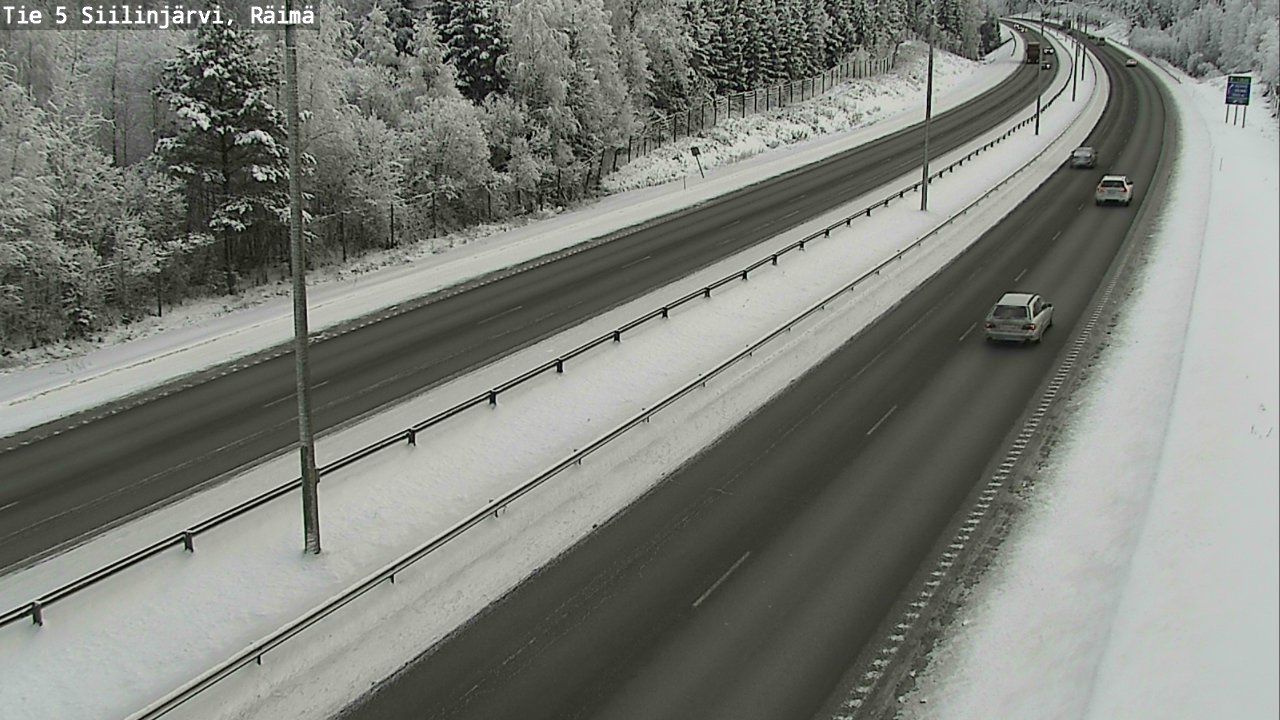 Weather Camera Image Road Siilinjärvi, Räimä, Siilinjärvi, Pohjois-Savo