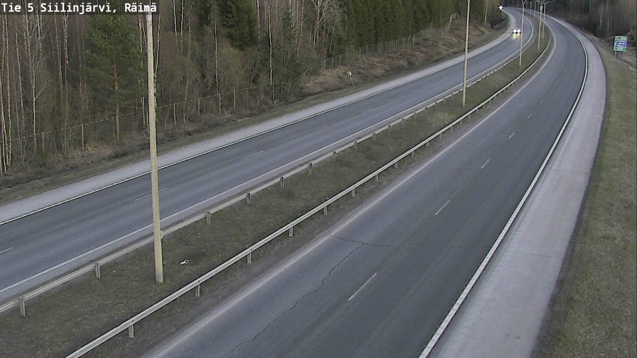 Weather Camera Image Road Siilinjärvi, Räimä, Siilinjärvi, Pohjois-Savo