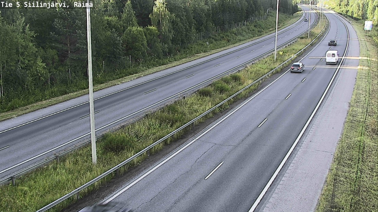 Weather Camera Image Road Siilinjärvi, Räimä, Siilinjärvi, Pohjois-Savo