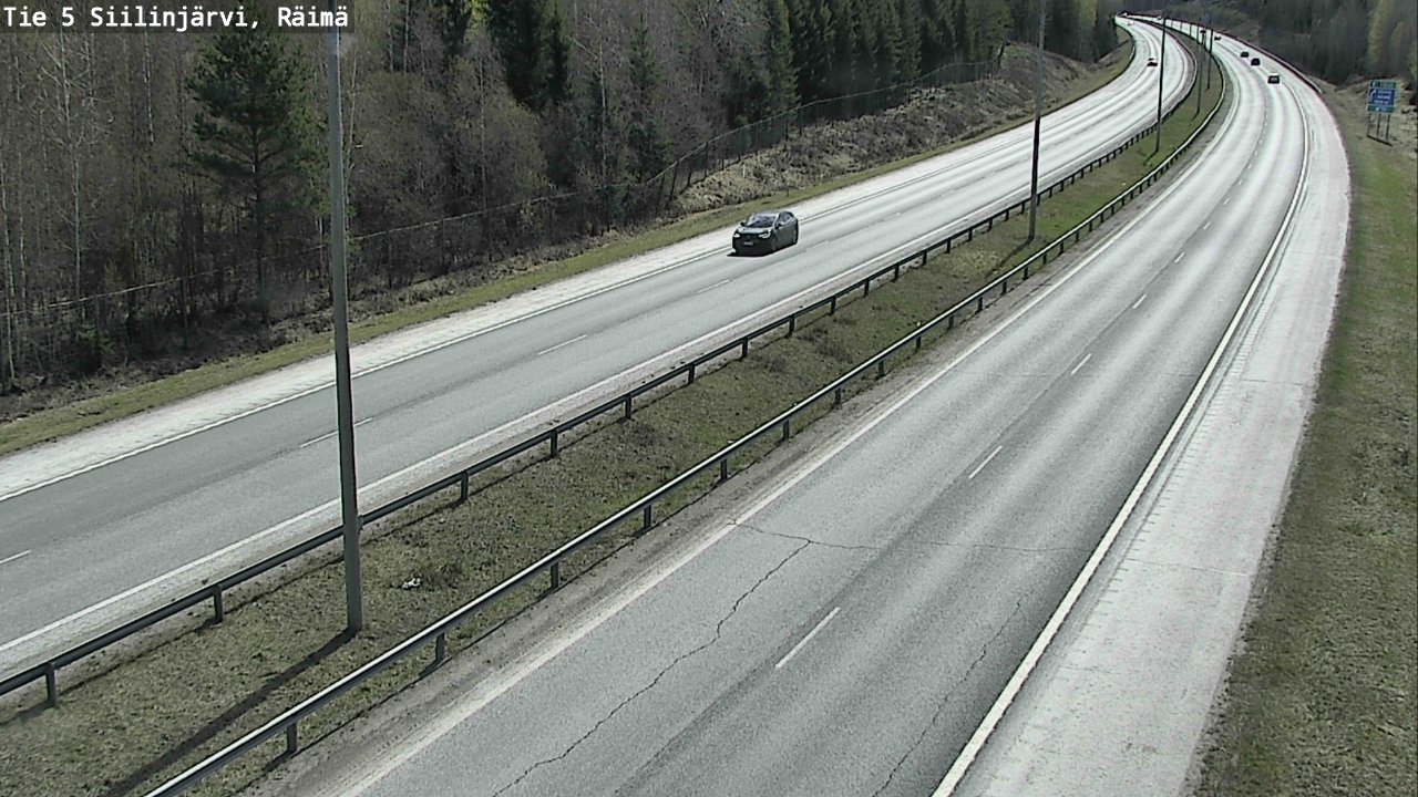 Weather Camera Image Väg 5 Siilinjärvi, Räimä, Siilinjärvi, Pohjois-Savo