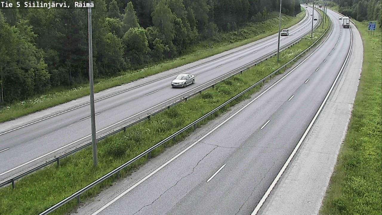 Weather Camera Image Road Siilinjärvi, Räimä, Siilinjärvi, Pohjois-Savo