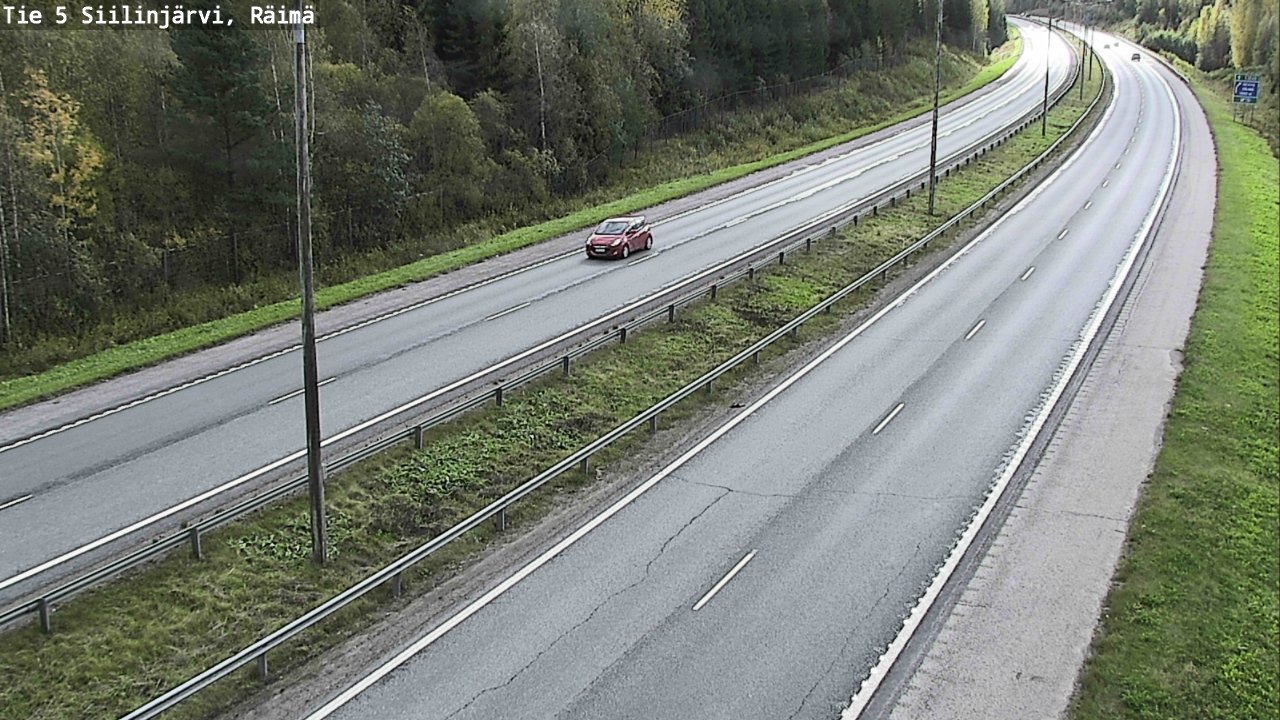 Weather Camera Image Road Siilinjärvi, Räimä, Siilinjärvi, Pohjois-Savo