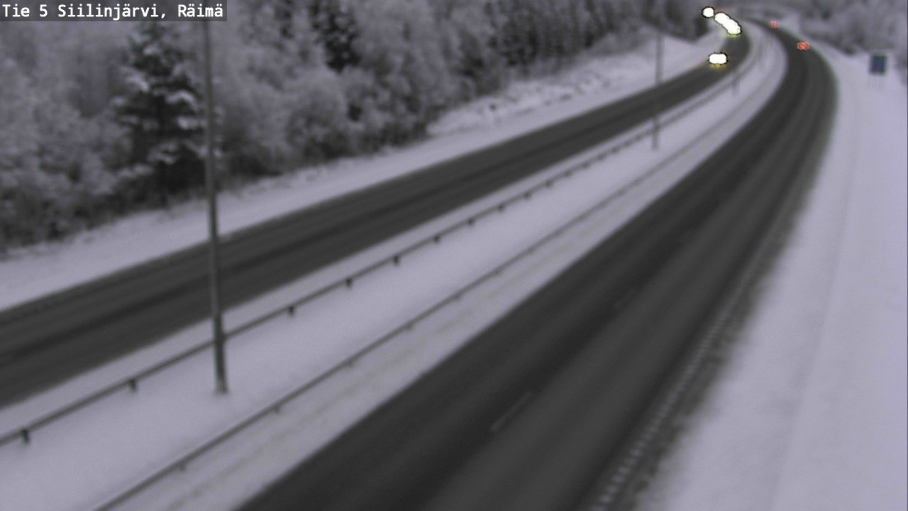 Weather Camera Image Road Siilinjärvi, Räimä, Siilinjärvi, Pohjois-Savo