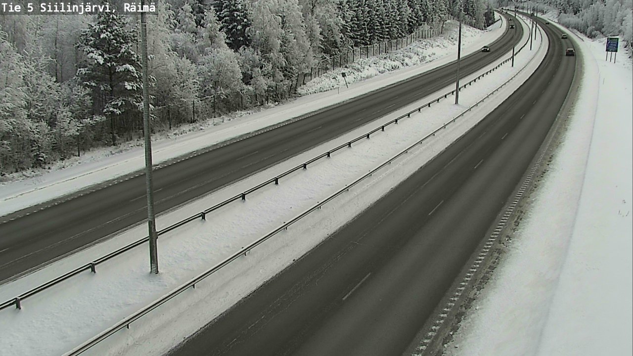 Weather Camera Image Road Siilinjärvi, Räimä, Siilinjärvi, Pohjois-Savo