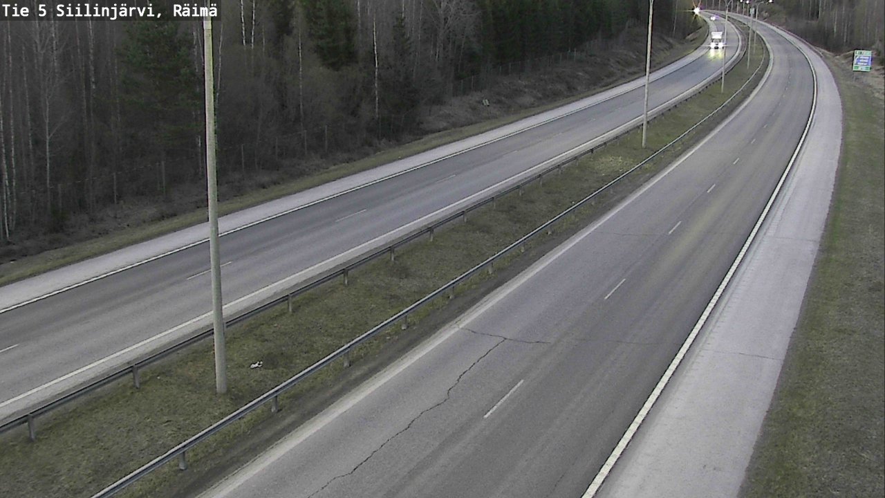 Weather Camera Image Road Siilinjärvi, Räimä, Siilinjärvi, Pohjois-Savo