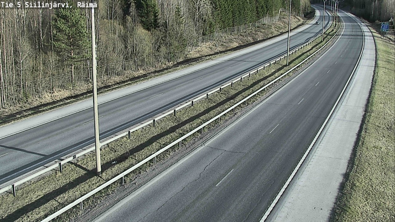 Weather Camera Image Road Siilinjärvi, Räimä, Siilinjärvi, Pohjois-Savo