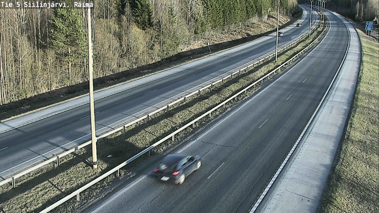 Weather Camera Image Road Siilinjärvi, Räimä, Siilinjärvi, Pohjois-Savo