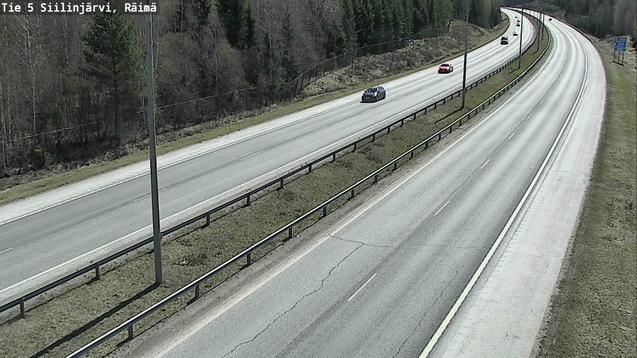 Weather Camera Image Road Siilinjärvi, Räimä, Siilinjärvi, Pohjois-Savo