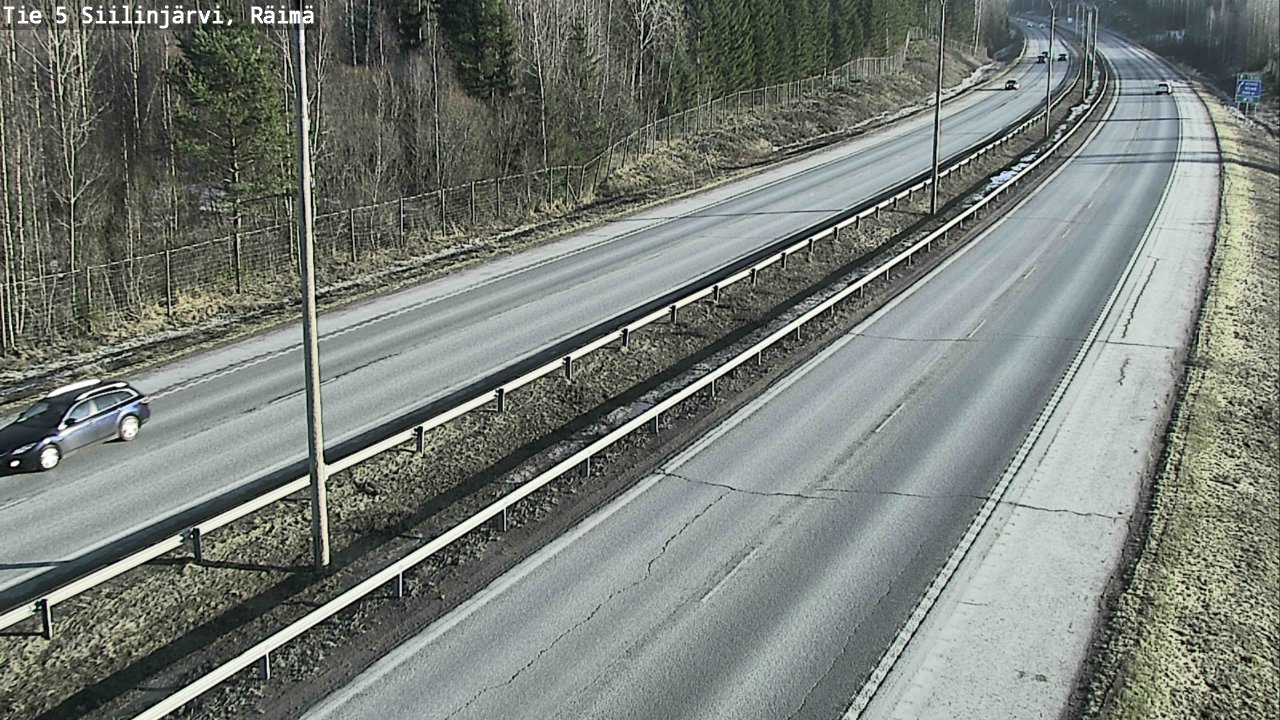 Weather Camera Image Road Siilinjärvi, Räimä, Siilinjärvi, Pohjois-Savo