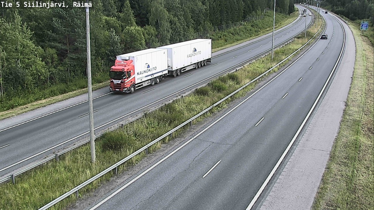 Kelikamerat Kuva Tie 5 Siilinjärvi, Räimä, Siilinjärvi, Pohjois-Savo