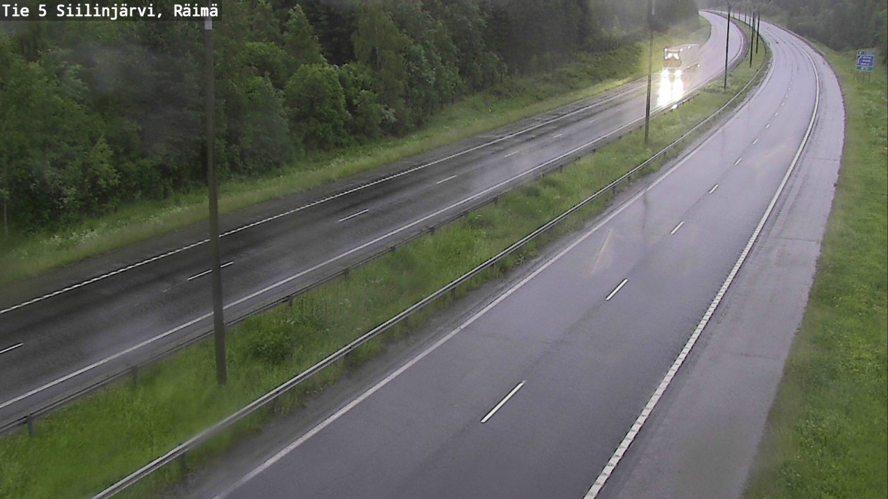 Weather Camera Image Road Siilinjärvi, Räimä, Siilinjärvi, Pohjois-Savo