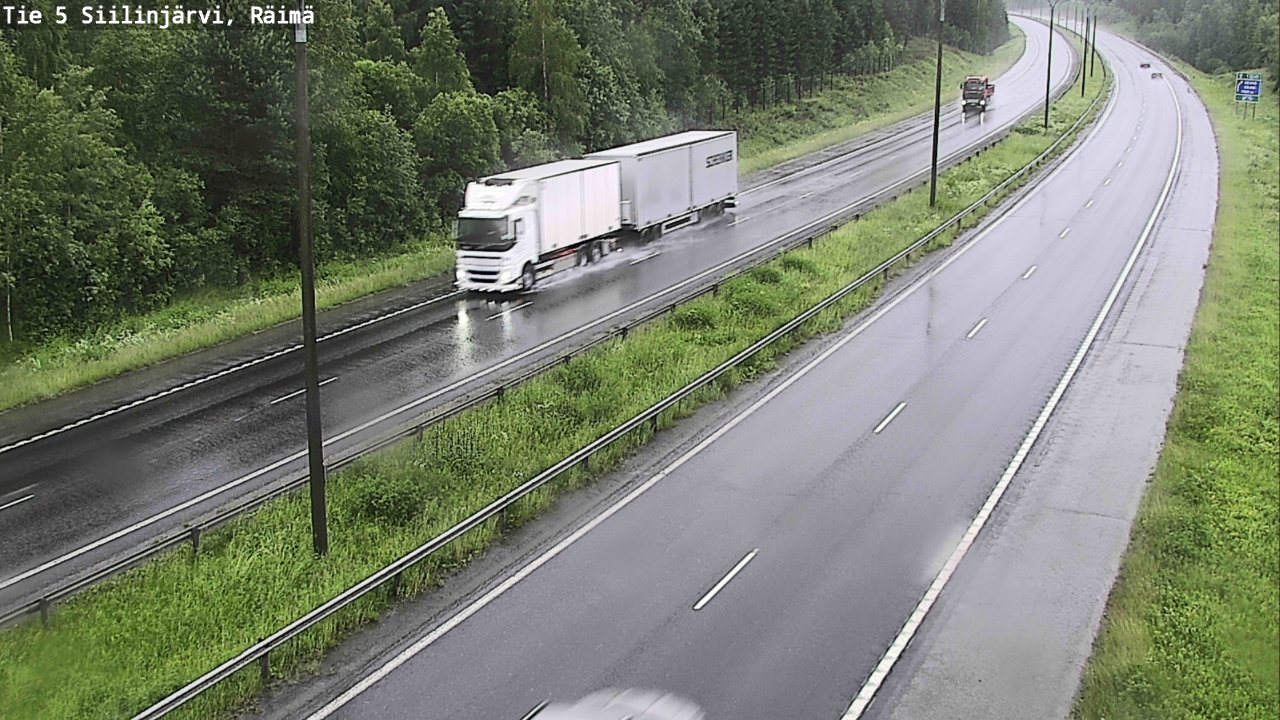 Weather Camera Image Road Siilinjärvi, Räimä, Siilinjärvi, Pohjois-Savo