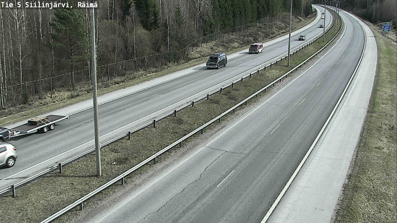 Weather Camera Image Road Siilinjärvi, Räimä, Siilinjärvi, Pohjois-Savo