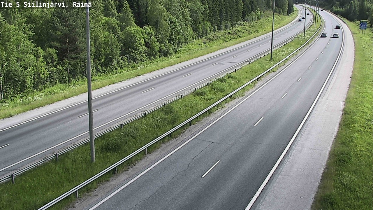 Weather Camera Image Road Siilinjärvi, Räimä, Siilinjärvi, Pohjois-Savo