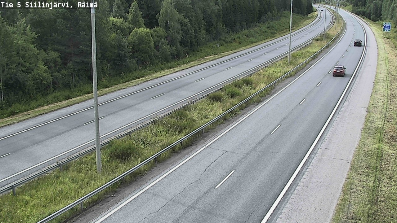 Weather Camera Image Väg 5 Siilinjärvi, Räimä, Siilinjärvi, Pohjois-Savo