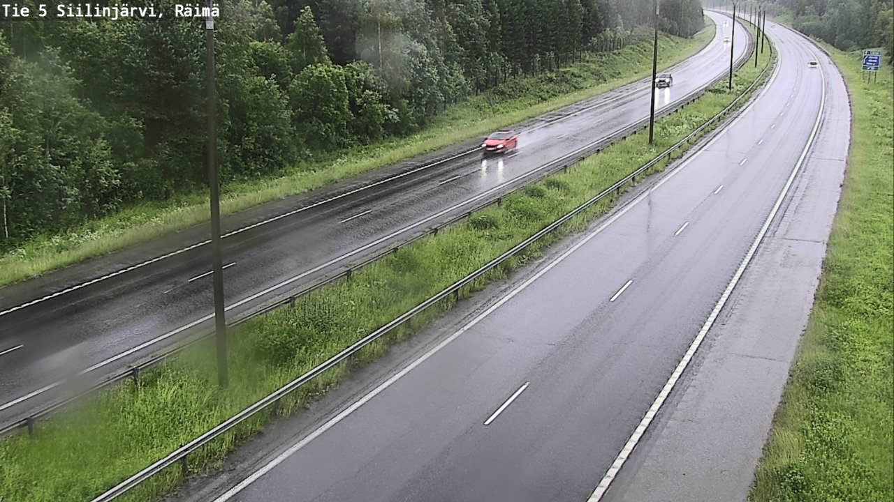 Weather Camera Image Road Siilinjärvi, Räimä, Siilinjärvi, Pohjois-Savo