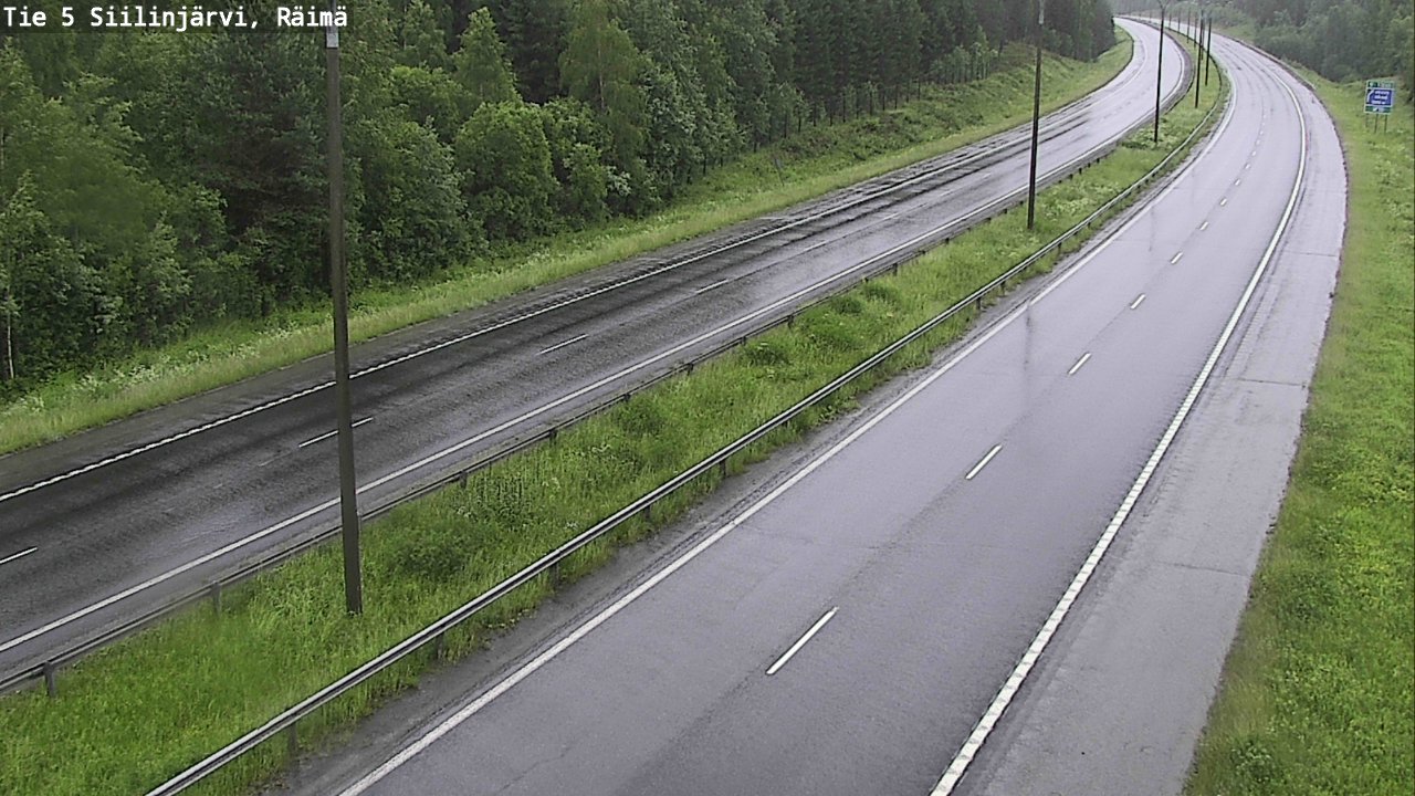 Weather Camera Image Road Siilinjärvi, Räimä, Siilinjärvi, Pohjois-Savo