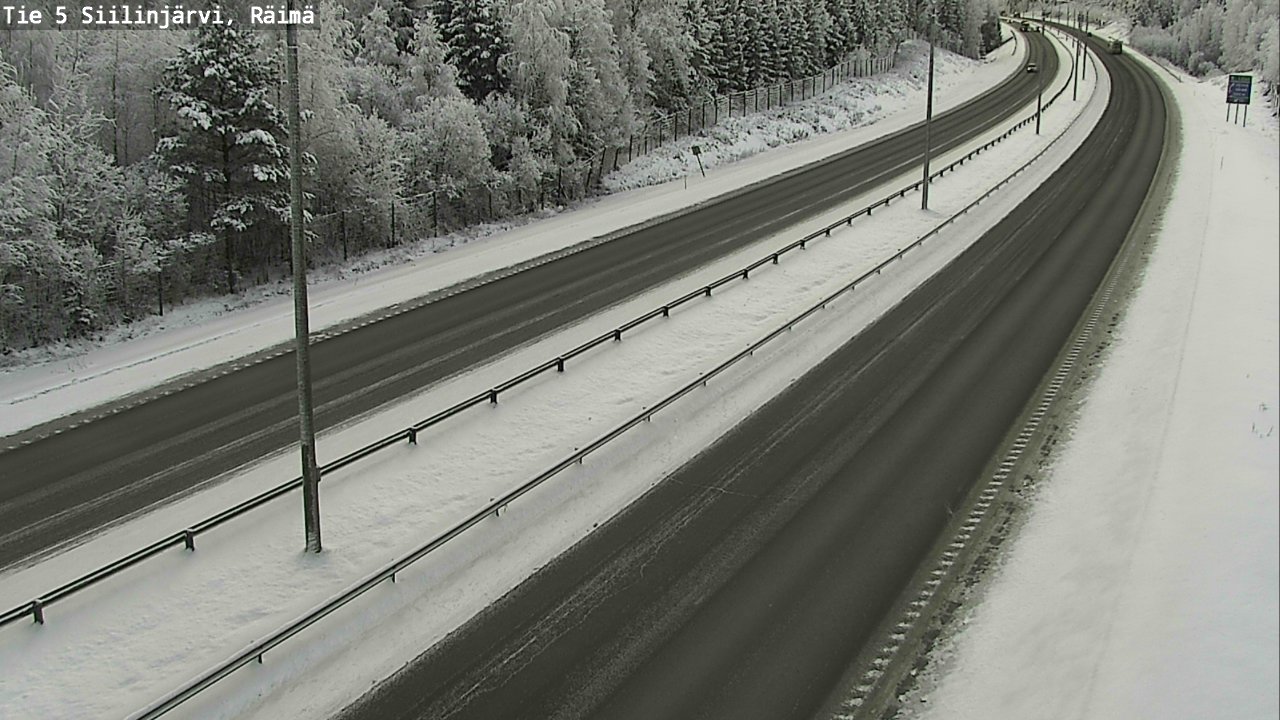 Weather Camera Image Road Siilinjärvi, Räimä, Siilinjärvi, Pohjois-Savo