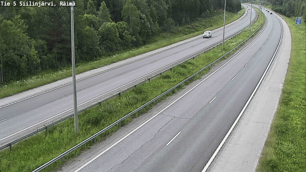 Weather Camera Image Road Siilinjärvi, Räimä, Siilinjärvi, Pohjois-Savo