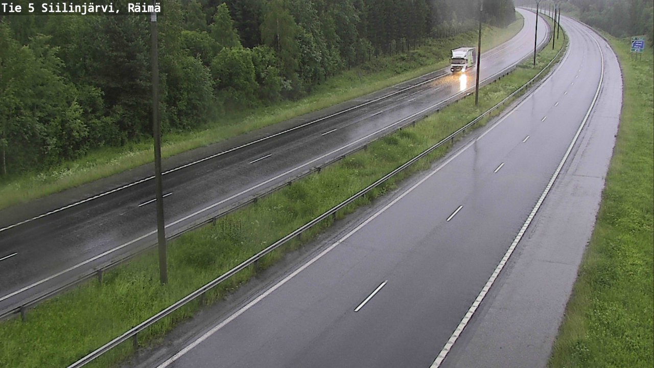 Weather Camera Image Road Siilinjärvi, Räimä, Siilinjärvi, Pohjois-Savo