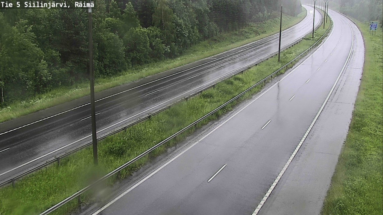 Weather Camera Image Road Siilinjärvi, Räimä, Siilinjärvi, Pohjois-Savo