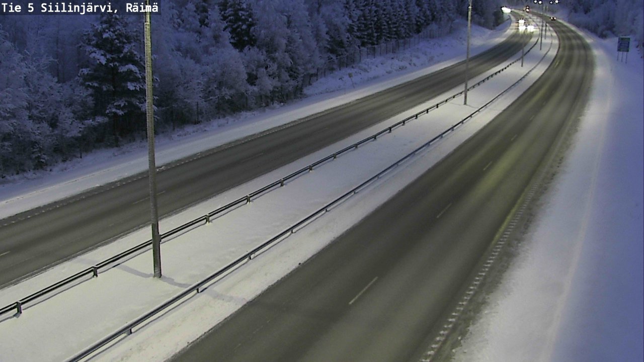 Weather Camera Image Väg 5 Siilinjärvi, Räimä, Siilinjärvi, Pohjois-Savo