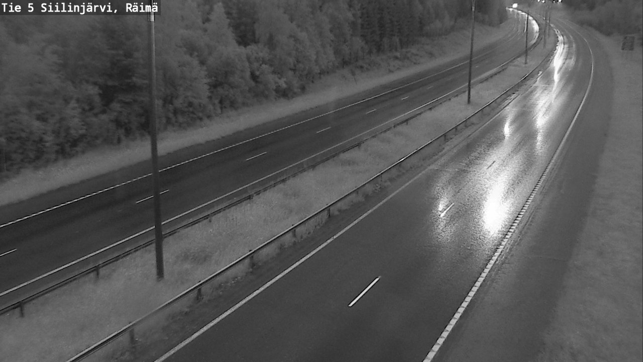 Weather Camera Image Road Siilinjärvi, Räimä, Siilinjärvi, Pohjois-Savo