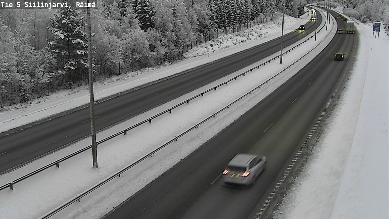Weather Camera Image Road Siilinjärvi, Räimä, Siilinjärvi, Pohjois-Savo