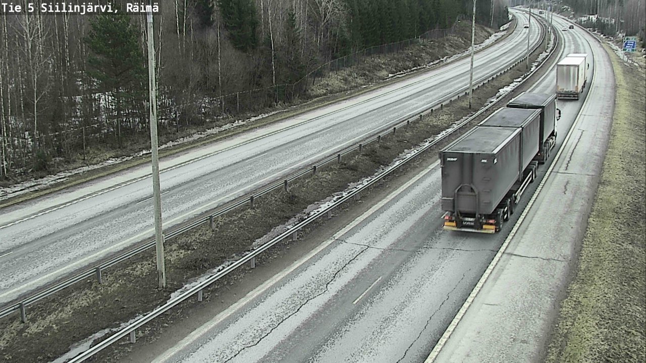 Weather Camera Image Road Siilinjärvi, Räimä, Siilinjärvi, Pohjois-Savo