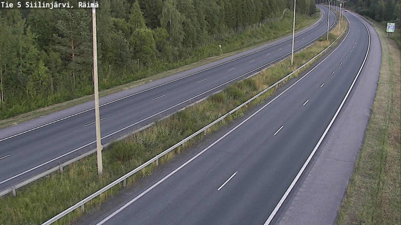 Kelikamerat Kuva Tie 5 Siilinjärvi, Räimä, Siilinjärvi, Pohjois-Savo