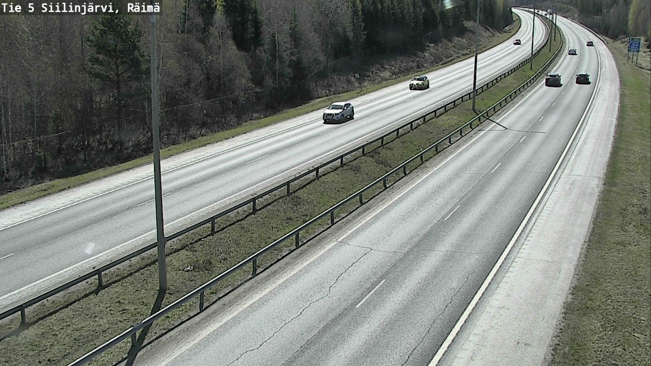 Weather Camera Image Väg 5 Siilinjärvi, Räimä, Siilinjärvi, Pohjois-Savo