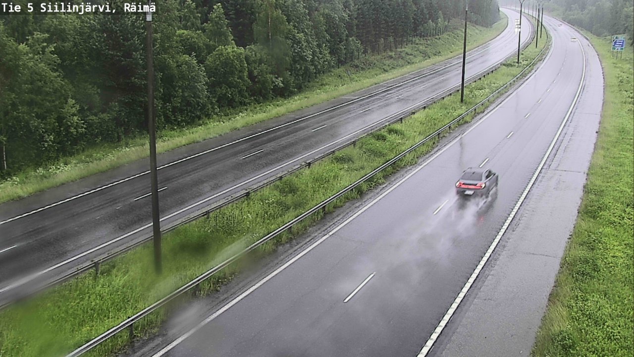 Weather Camera Image Väg 5 Siilinjärvi, Räimä, Siilinjärvi, Pohjois-Savo
