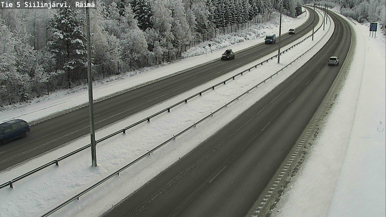 Weather Camera Image Road Siilinjärvi, Räimä, Siilinjärvi, Pohjois-Savo