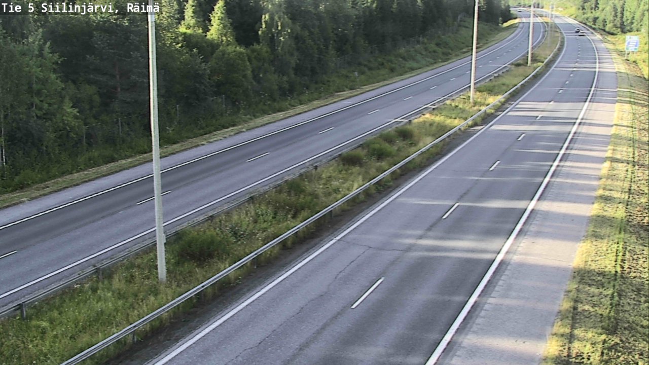 Weather Camera Image Road Siilinjärvi, Räimä, Siilinjärvi, Pohjois-Savo