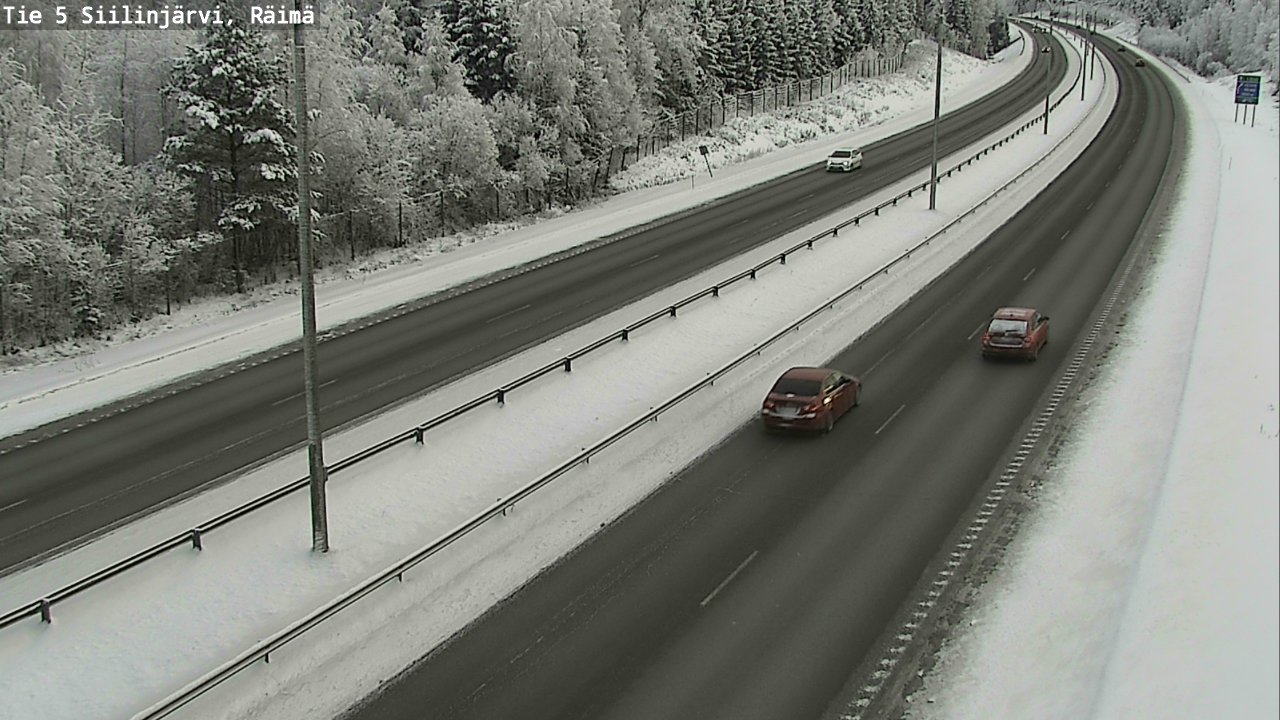 Weather Camera Image Road Siilinjärvi, Räimä, Siilinjärvi, Pohjois-Savo