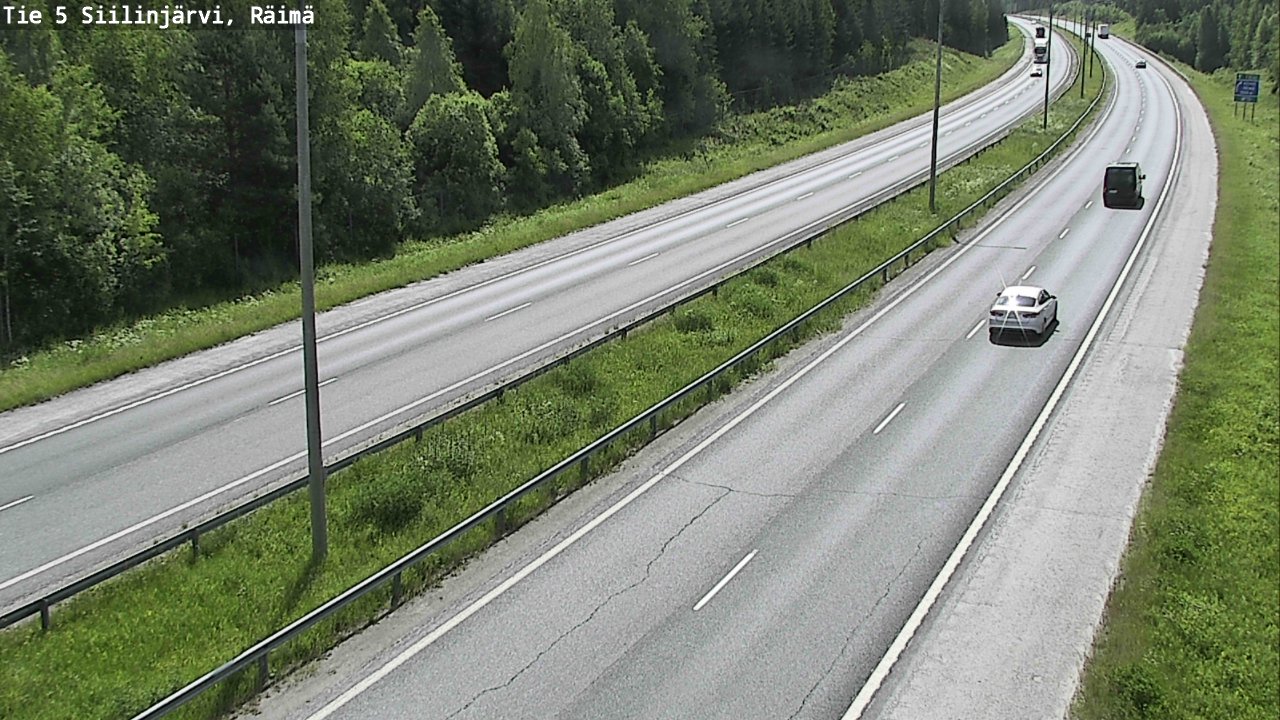 Weather Camera Image Road Siilinjärvi, Räimä, Siilinjärvi, Pohjois-Savo