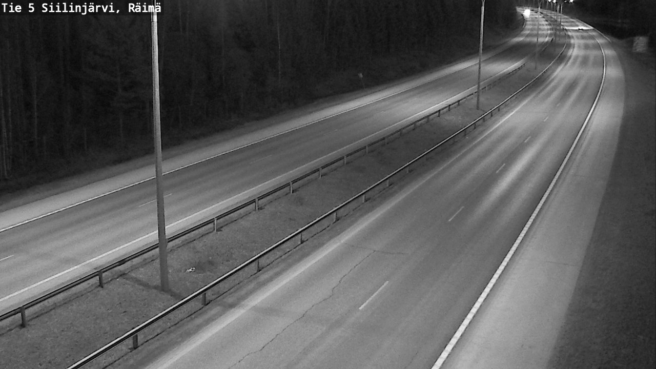 Weather Camera Image Road Siilinjärvi, Räimä, Siilinjärvi, Pohjois-Savo