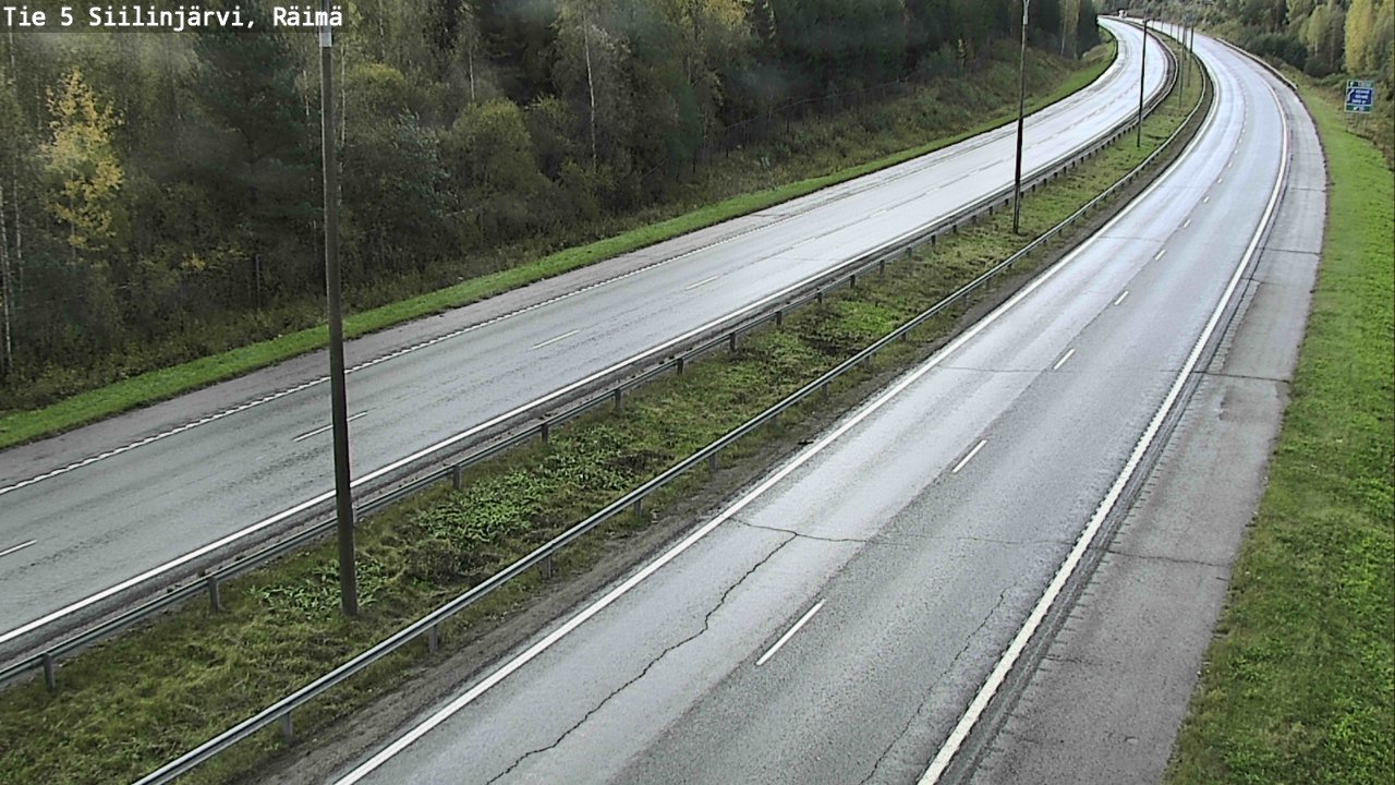Weather Camera Image Road Siilinjärvi, Räimä, Siilinjärvi, Pohjois-Savo