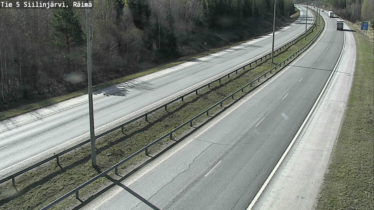 Weather Camera Image Väg 5 Siilinjärvi, Räimä, Siilinjärvi, Pohjois-Savo