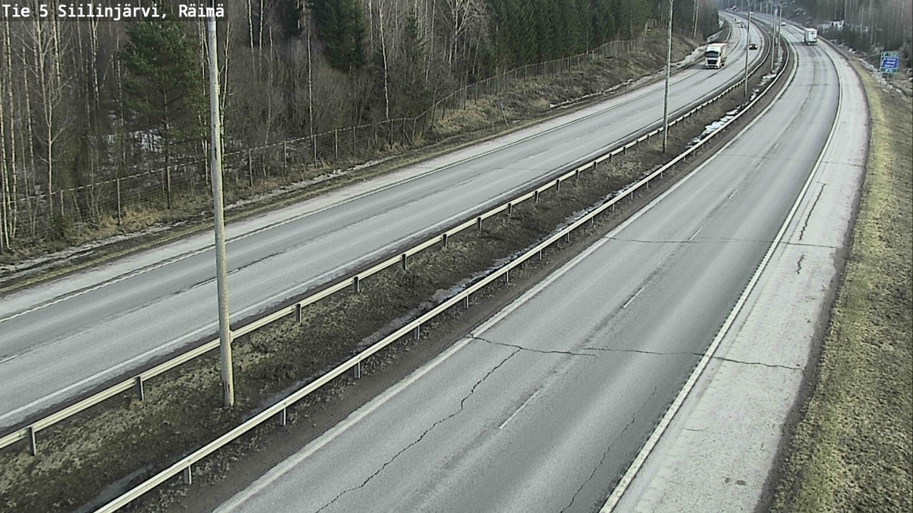 Weather Camera Image Road Siilinjärvi, Räimä, Siilinjärvi, Pohjois-Savo
