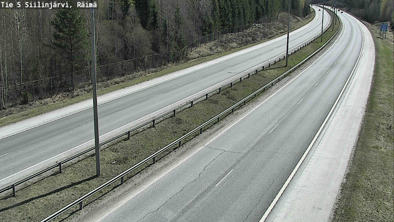 Weather Camera Image Väg 5 Siilinjärvi, Räimä, Siilinjärvi, Pohjois-Savo