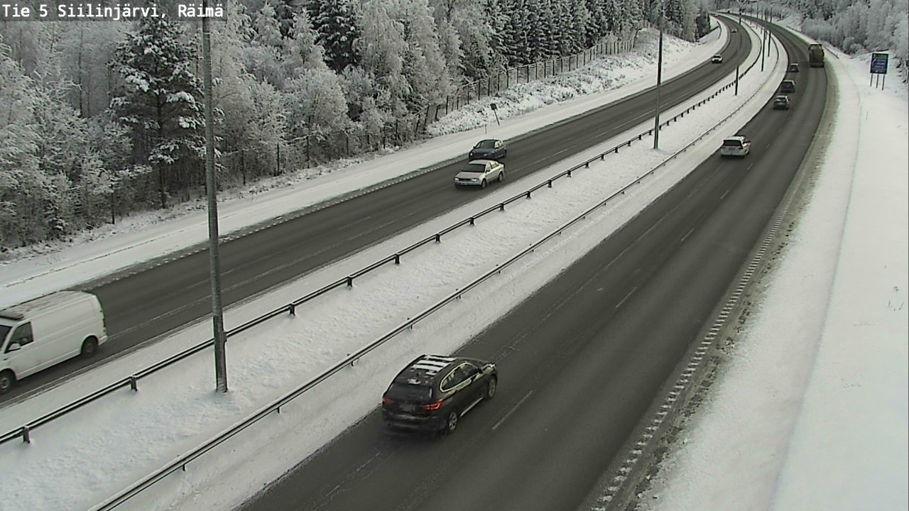 Weather Camera Image Road Siilinjärvi, Räimä, Siilinjärvi, Pohjois-Savo
