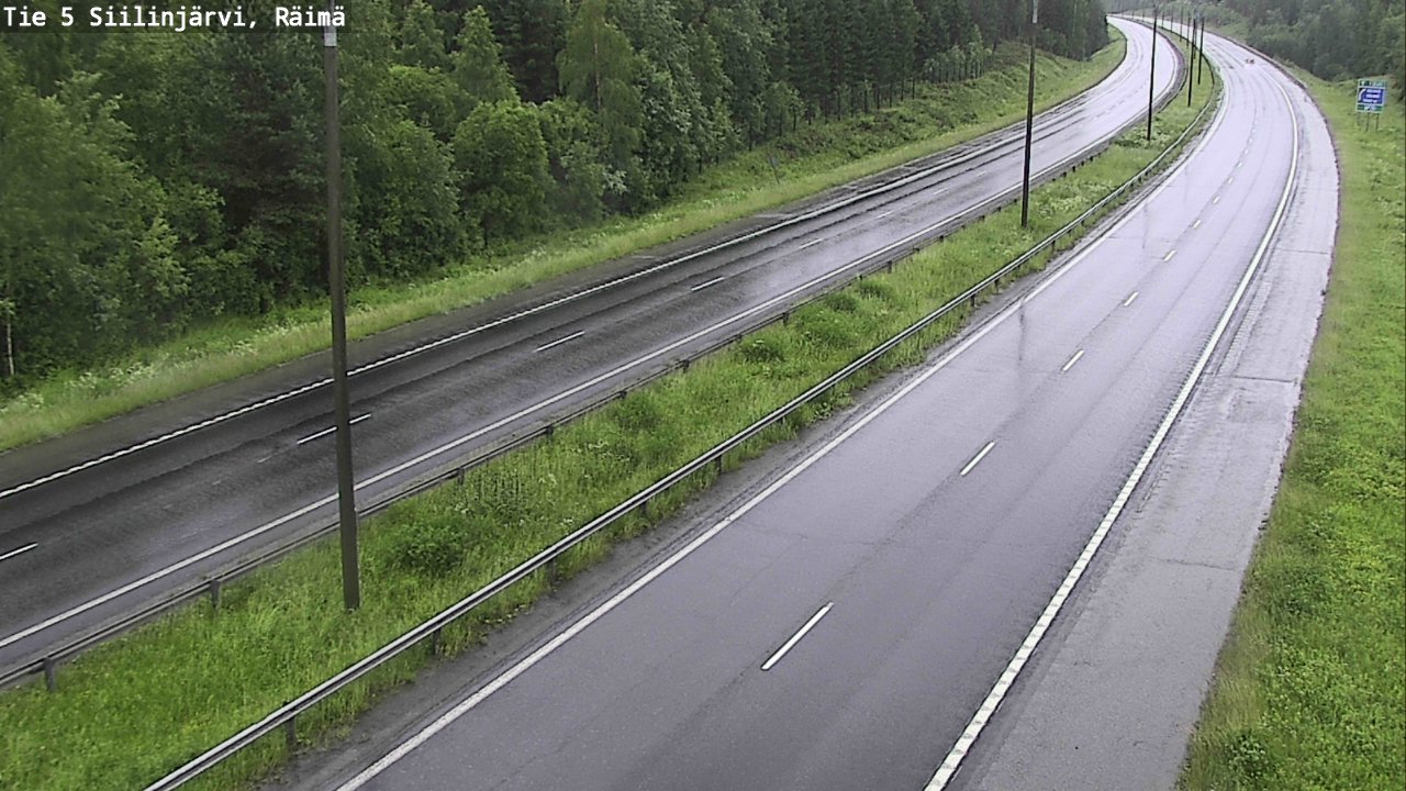 Weather Camera Image Road Siilinjärvi, Räimä, Siilinjärvi, Pohjois-Savo
