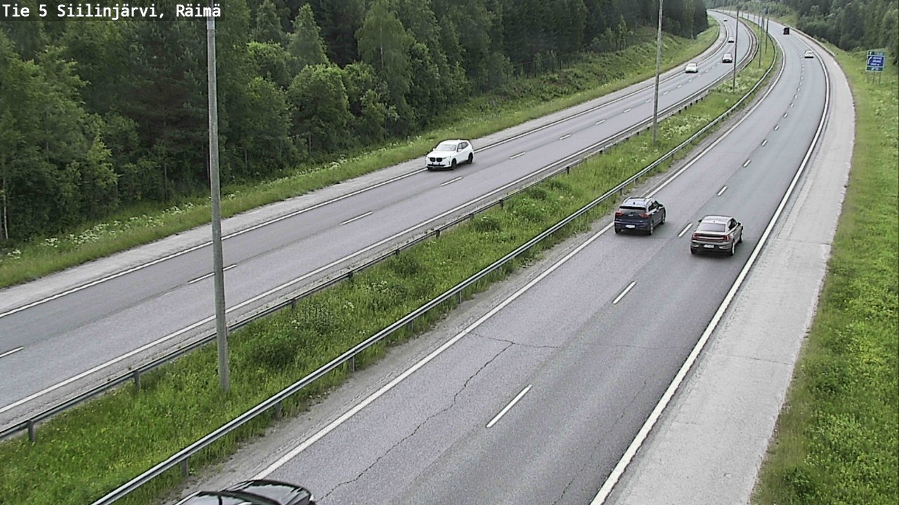 Weather Camera Image Road Siilinjärvi, Räimä, Siilinjärvi, Pohjois-Savo