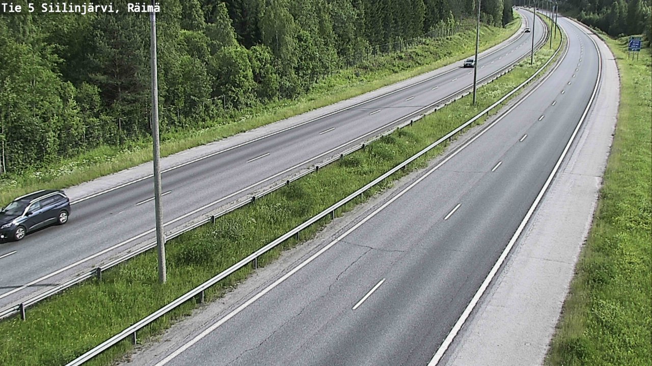 Weather Camera Image Road Siilinjärvi, Räimä, Siilinjärvi, Pohjois-Savo