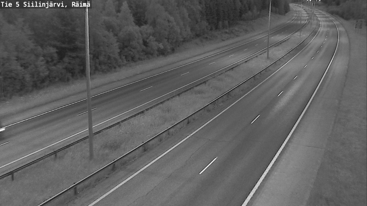 Weather Camera Image Road Siilinjärvi, Räimä, Siilinjärvi, Pohjois-Savo