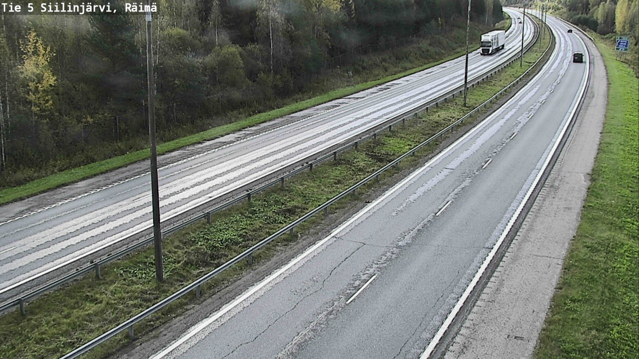 Weather Camera Image Road Siilinjärvi, Räimä, Siilinjärvi, Pohjois-Savo