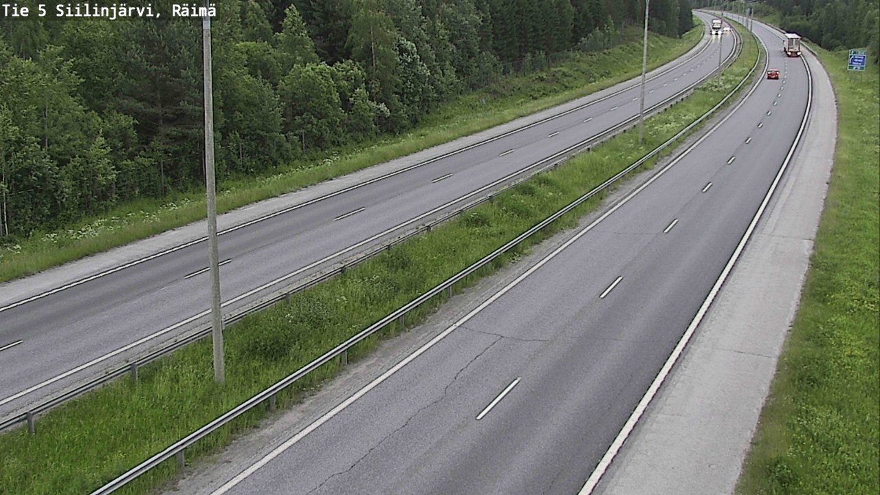 Weather Camera Image Road Siilinjärvi, Räimä, Siilinjärvi, Pohjois-Savo