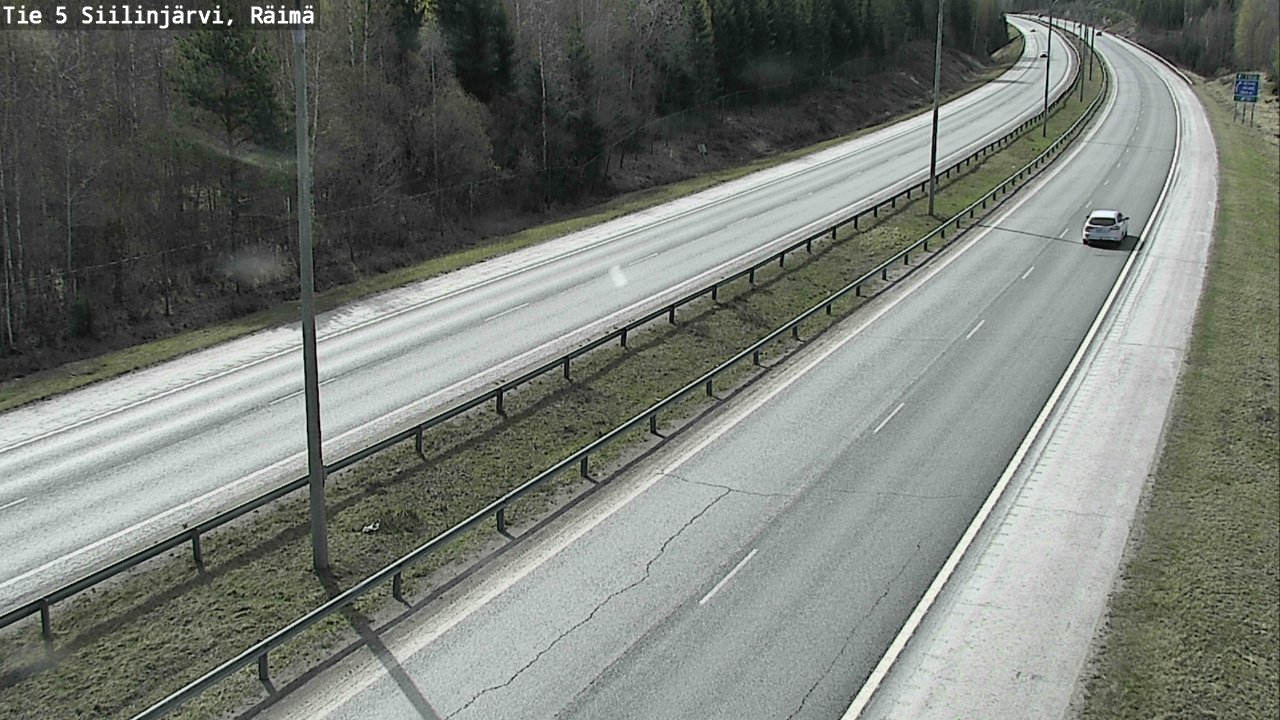 Weather Camera Image Väg 5 Siilinjärvi, Räimä, Siilinjärvi, Pohjois-Savo