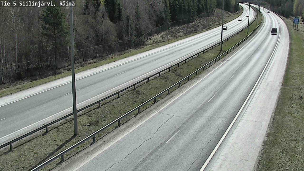 Weather Camera Image Väg 5 Siilinjärvi, Räimä, Siilinjärvi, Pohjois-Savo
